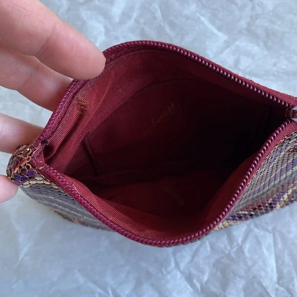 Whiting & Davis Rare Vintage Mesh Clutch/Wallet/Cosmetic Case - Picture 10 of 13